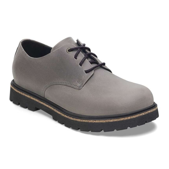 Birkenstock Other - NIB Birkenstock Highwood Lace Low 44 Regular Fit Graphite Gray Nubuck Leather